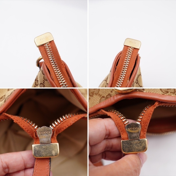 AW05❤️ GUCCI Monogram Heart Bit Charm Top Handle Tote - Picture 12 of 16